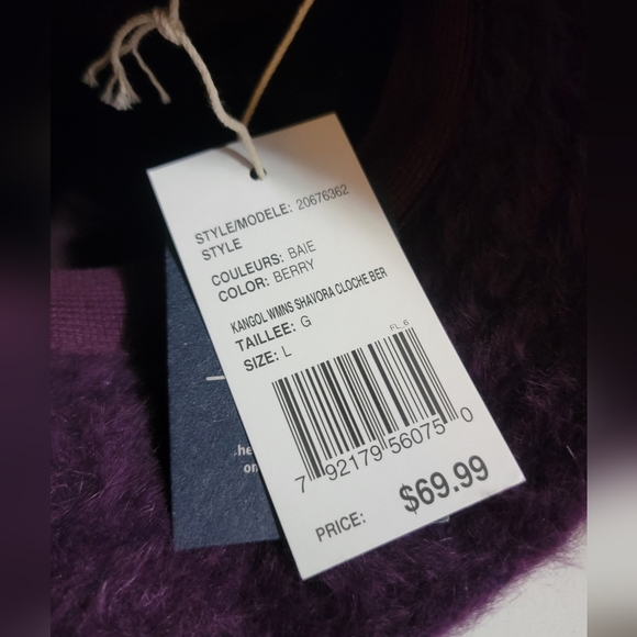 BNWT - Kangol Cloche Hat - Size Large - Picture 2 of 6